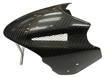 沖縄からアドレスＶ１２５用キタコリアインナーフェンダーリアルカーボン施工ワンオフ 沖縄からアドレスV125用キタコリアインナーフェンダーリアル